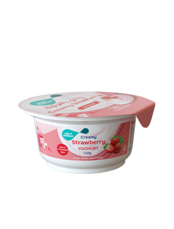 Made from 100% cow's milk to ensure optimum quality and taste Rich source of protein to provide you with added nutritional benefits Naturally sweetened using strawberry fruit juice Cup design enables direct consumption Ideal for storing in the refrigerator for later use